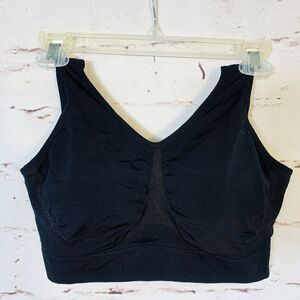 Truekind Daily Comfort Wireless Shaper Bra Black Size XL Seamless Lounge Bralett